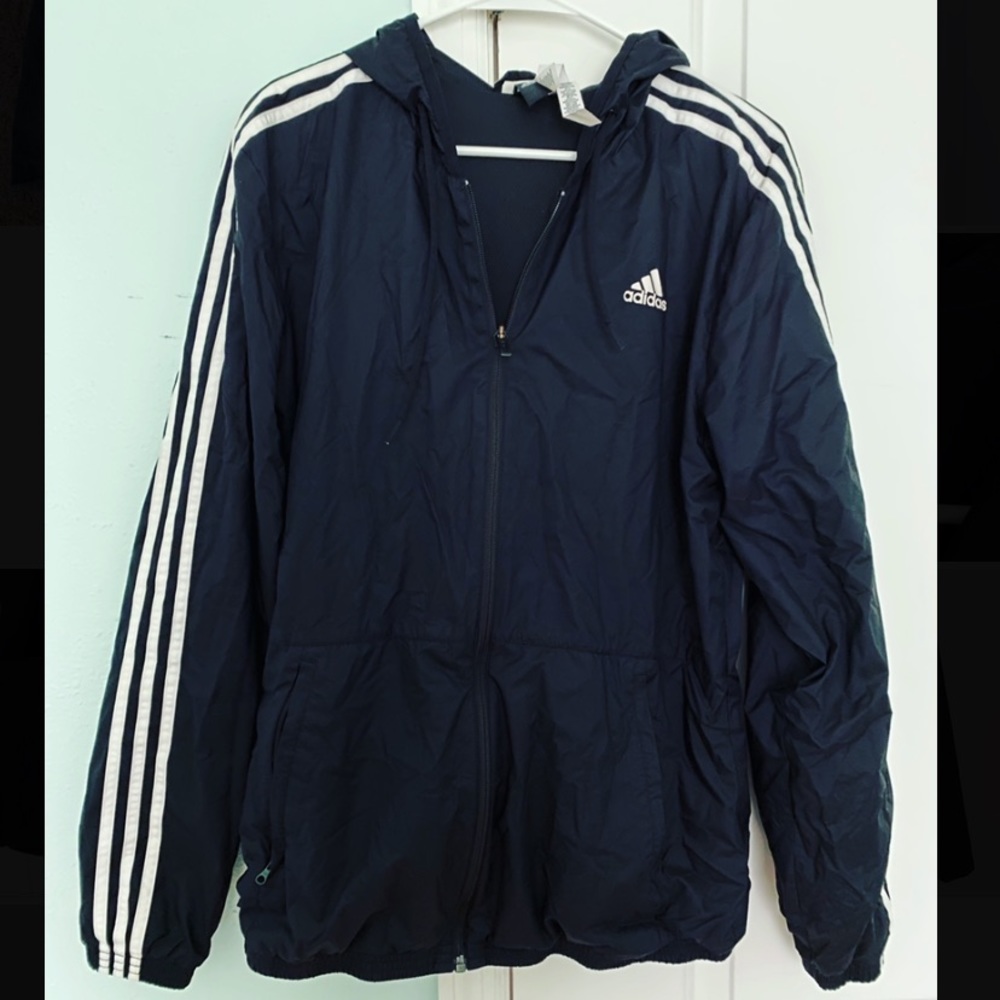 Adidas Black Zip up